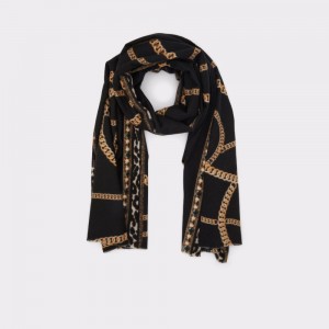Aldo Enobadanten Scarf Donna Cappelli Nere Oro | RWKUHVO-91