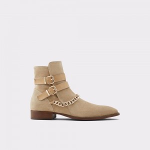 Aldo Eolophus Ankle boot Uomo Stivali Beige Chiaro | EVIONJG-28