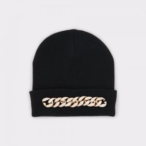 Aldo Eowali Hats Donna Cappelli Nere Oro | ECLAOJZ-14