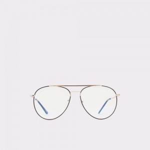 Aldo Epinel Aviator sunglasses Uomo Occhiali da Sole Nere Oro | MAYNWBS-02