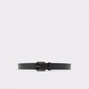 Aldo Erlicheer Belt Uomo Cinture Nere Argento | NLKXCUS-49