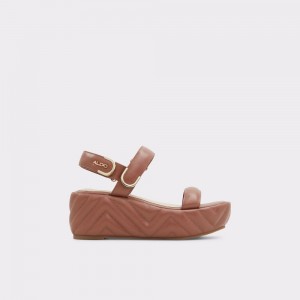 Aldo Eroellan Wedge sandal - Platform Donna Sandali Rosse | YKFLXTP-68