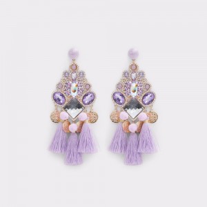 Aldo Escanaba Chandelier earrings Donna Orecchini Viola Chiaro | FNQVHLG-16