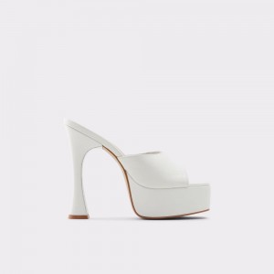 Aldo Faraah High heel sandal - Block heel Donna Scarpe Platform Bianche | RFIMWHO-53