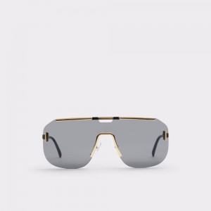 Aldo Federico Sunglasses Uomo Occhiali da Sole Nere Oro | NOEUDXJ-80