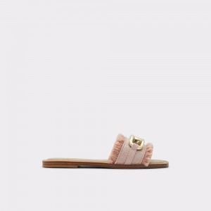 Aldo Fringie Slide sandal Donna Sandali Rosa Chiaro | SEOIMXU-35