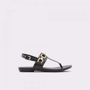 Aldo Gannamaryn T-strap sandal Donna Sandali Nere | USNFYDZ-10
