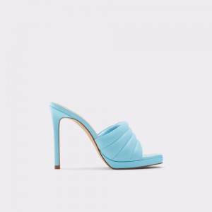 Aldo Gennia Heeled mule - Stiletto platform Donna Scarpe Platform Blu Chiaro | BVOGFRX-07