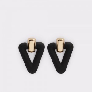 Aldo Gilide Earrings Donna Orecchini Nere Oro | FTNBRDG-63