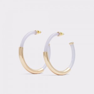 Aldo Giondra Hoop earrings Donna Orecchini Viola Chiaro | YIPJLDO-94