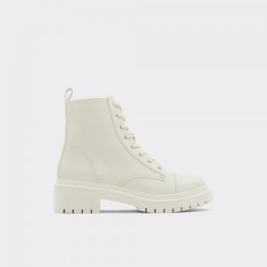 Aldo Goer Combat boots - Lug sole Donna Stivali da combattimento Bianche | QYCVMBL-52