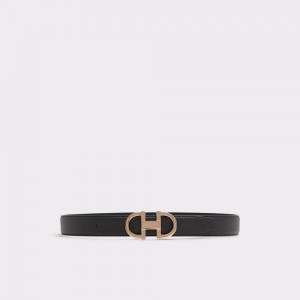Aldo Gorlenko Belt Uomo Cinture Nere Oro | ZWHTDBI-39