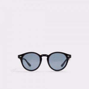 Aldo Graewien Round sunglasses Uomo Occhiali da Sole Nere | GOLEXYS-18