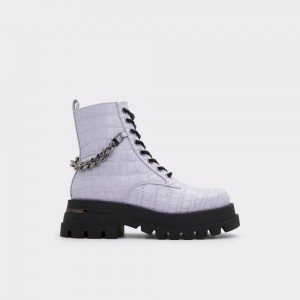 Aldo Grandeur Combat boots - Lug sole Donna Stivali da combattimento Viola | GMKOQSV-27