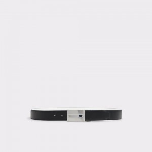 Aldo Gredril Belt Uomo Cinture Nere Argento | IKPSFRZ-52