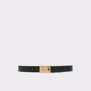 Aldo Gredril Belt Uomo Cinture Nere Oro | HBZDOFT-63