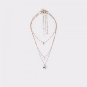 Aldo Groasien Necklace Donna Collane Rosa Oro | AFJHMTC-51