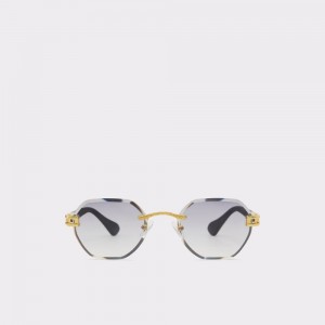Aldo Hassaleh Round sunglasses Uomo Occhiali da Sole Oro | MEQIOYN-82