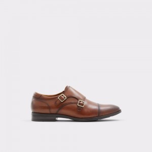 Aldo Holtlanflex Monkstrap loafer Uomo Slip On Marroni | MIAPCNU-01