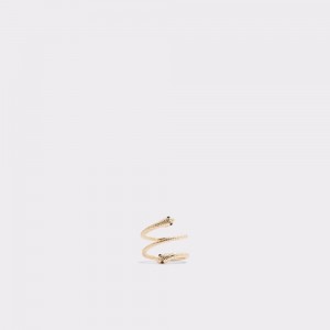 Aldo Hydrangea Ring Donna Anelli Nere Oro | XRNEMDB-67