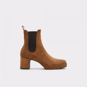 Aldo Ibirakoth Chelsea boot - Flatform Uomo Stivali Marroni | ZLETHKM-36