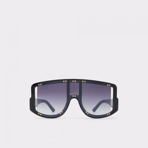 Aldo Javabriclya Shield sunglasses Donna Occhiali da Sole Nere Oro | UYGQBZS-31