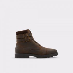 Aldo Jokubas Lace-up boot Uomo Stivali Stringati Marroni Scuro | YQLGVBI-37