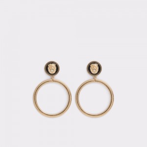 Aldo Jyryan Earrings Donna Orecchini Nere Oro | PWDMXCR-76