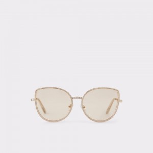 Aldo Kedira Cat eye sunglasses Donna Occhiali da Sole Oro | HPCXKZJ-86