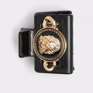 Aldo Kengai Hair clip Donna Accessori Per Capelli Nere Oro | RFDKHLU-23