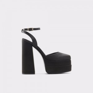 Aldo Kersaudy Ankle strap heeled shoe - Plateforme Donna Scarpe Platform Nere | WVUFZRT-28