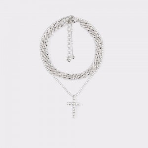 Aldo Keyshia Necklace Donna Collane Argento | KPZDVXL-86