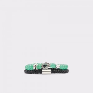 Aldo Kirami Bracelet Uomo Gioielli Nere Argento | TDBCEHW-48