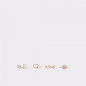 Aldo Labenna Multi finger rings Donna Anelli Rosa | ZAFTYRW-69