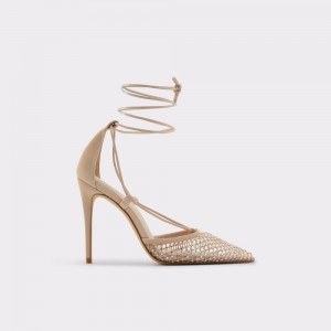 Aldo Ladanten Strappy heeled shoe Donna Tacchi Beige | IEUKQHY-86