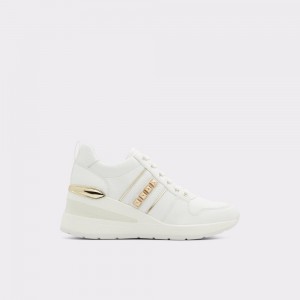 Aldo Larose Wedge sneaker - Wedge heel Donna Sneakers Bianche | JSLQBWH-19
