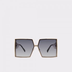 Aldo Leewin Sunglasses Donna Occhiali da Sole Nere Oro | OMJVUTQ-92