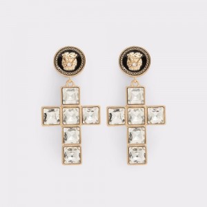 Aldo Lesath Statement earrings Donna Orecchini Nere Oro | NMUTHCS-64