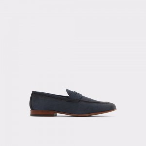 Aldo Manubar Loafer Uomo Slip On Blu Marino | CSPHFID-01