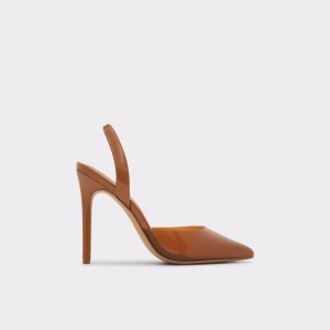 Aldo Marie Sling back high heel - Stiletto heel Donna Tacchi Beige Scuro | HKGYIUD-74
