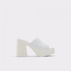 Aldo Melcee Heeled Mule - Plateforme Donna Scarpe Platform Bianche | BUJPZQM-79