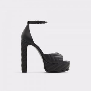 Aldo Milena Ankle strap heeled sandal - Plateforme Donna Perfect Pairings Nere | KGBMXRN-90