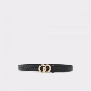 Aldo Morewan Belt Donna Cinture Nere Oro | HSQNYTJ-21