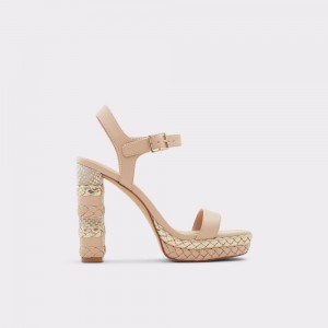 Aldo Norehan Donna Scarpe Platform Beige | WJGXBQZ-69