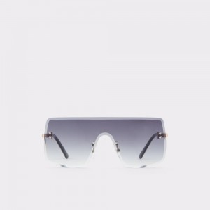 Aldo Ocorenna Shield sunglasses Donna Occhiali da Sole Nere Oro | TRUSGCO-25