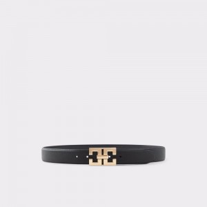 Aldo Ocynd Belt Uomo Cinture Nere Oro | VHYXAWL-36