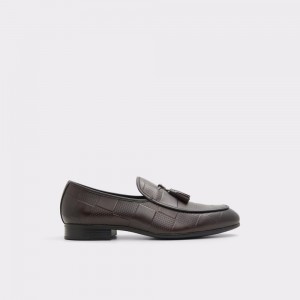 Aldo Percival Loafer Uomo Scarpe da Sera Marroni Scuro | RNDSVBH-82