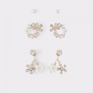 Aldo Pinak Earrings Donna Orecchini Rosa Oro | BRZSQYL-69