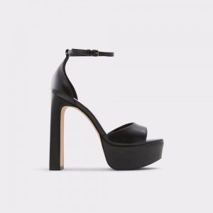 Aldo Posh High heel sandal - Block heel Donna Scarpe Platform Nere | PHJMZRX-70