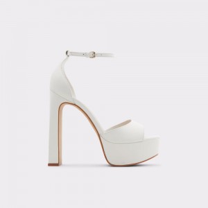 Aldo Posh High heel sandal - Block heel Donna Scarpe Platform Bianche | FSTWZVC-24